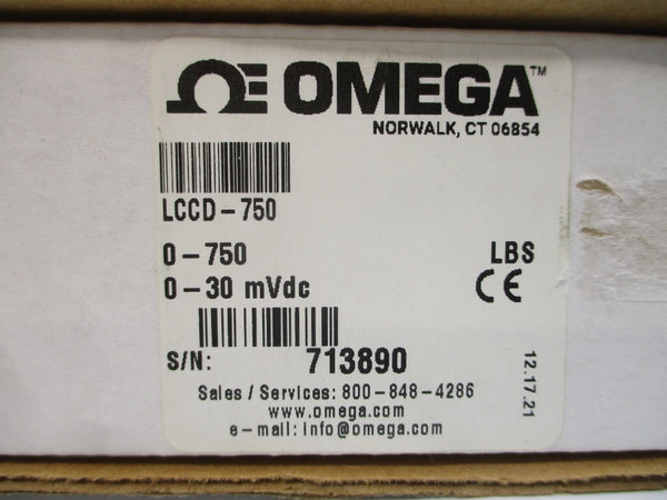 OMEGA ENGINEERING LCCD-750 0-30VDC NSMP