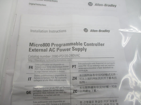 ALLEN BRADLEY 2080-LC50-STARTERPACK SER. A NSMP