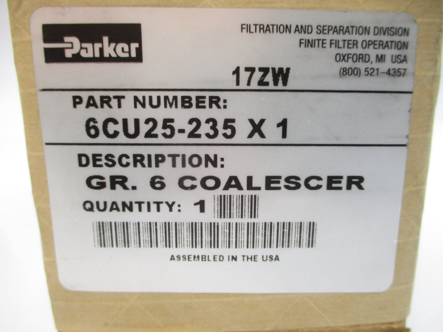 PARKER 6CU25-235 NSFS