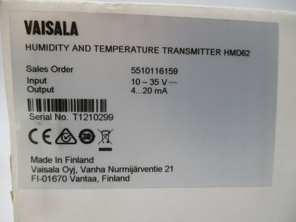 VAISALA HMD62 10-35V NSMP