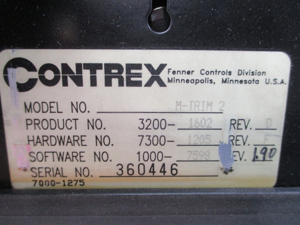 CONTREX M-TRIM2 3200-1602 115/230VAC 0.1A REV. D NSNP