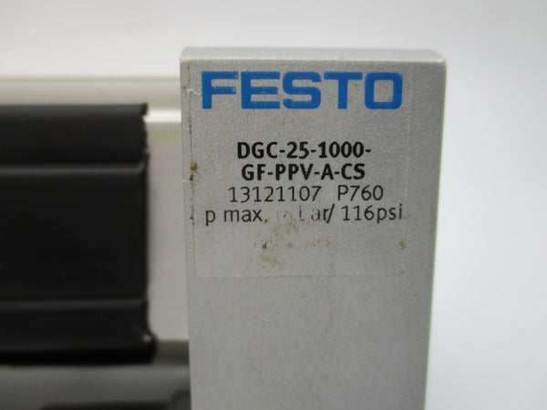 FESTO DGC-25-1000-GF-PPV-A-CS 13121107 116PSI NSNP