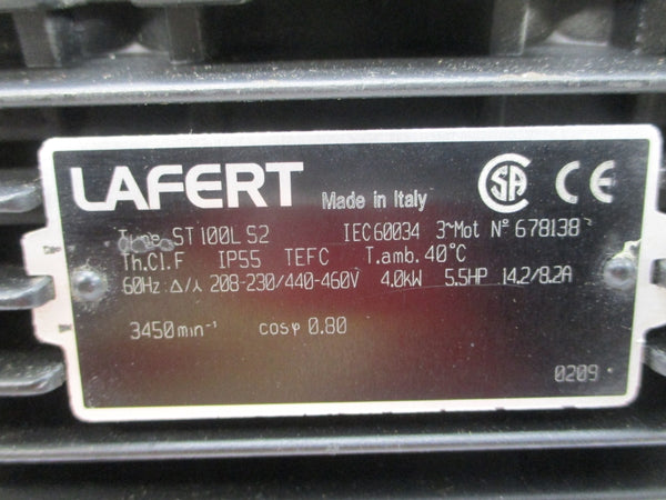 LAFERT ST100LS2 208-230/440-460V 14.2/8.2A NSNP