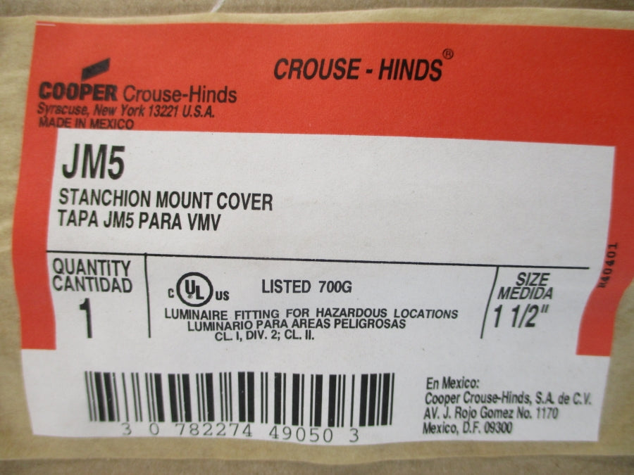 COOPER JM5 1-1/2" NSFS