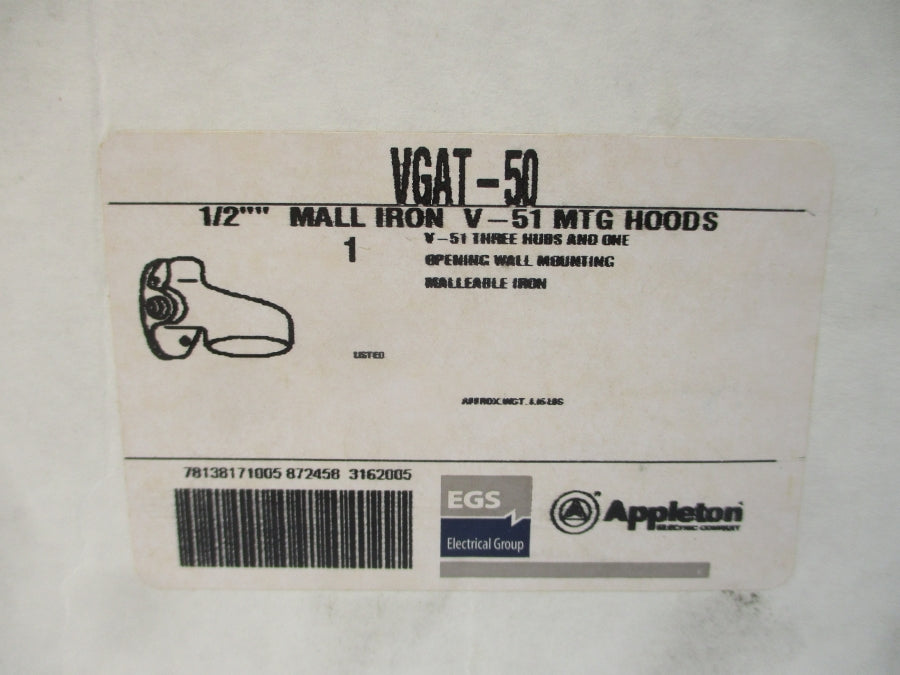 APPLETON VGAT-50 1/2" NSMP