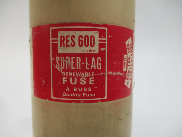 MCGRAW EDISON RES600 600VAC 600A UNMP