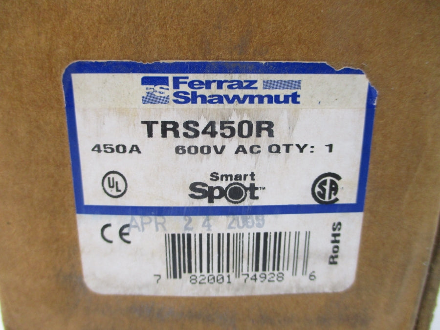 FERRAZ SHAWMUT TRS450R 600VAC/DC 450A NSMP
