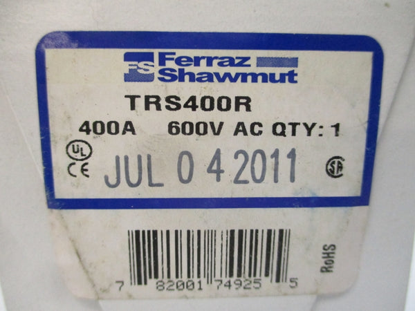 FERRAZ SHAWMUT TRS400R 600VAC/DC 400A (BR/WH) NSMP