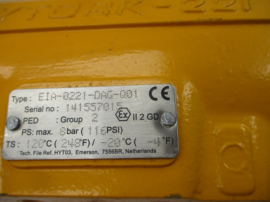 HYTORK EIA-0221-DAG-Q01 221 116PSI NSNP