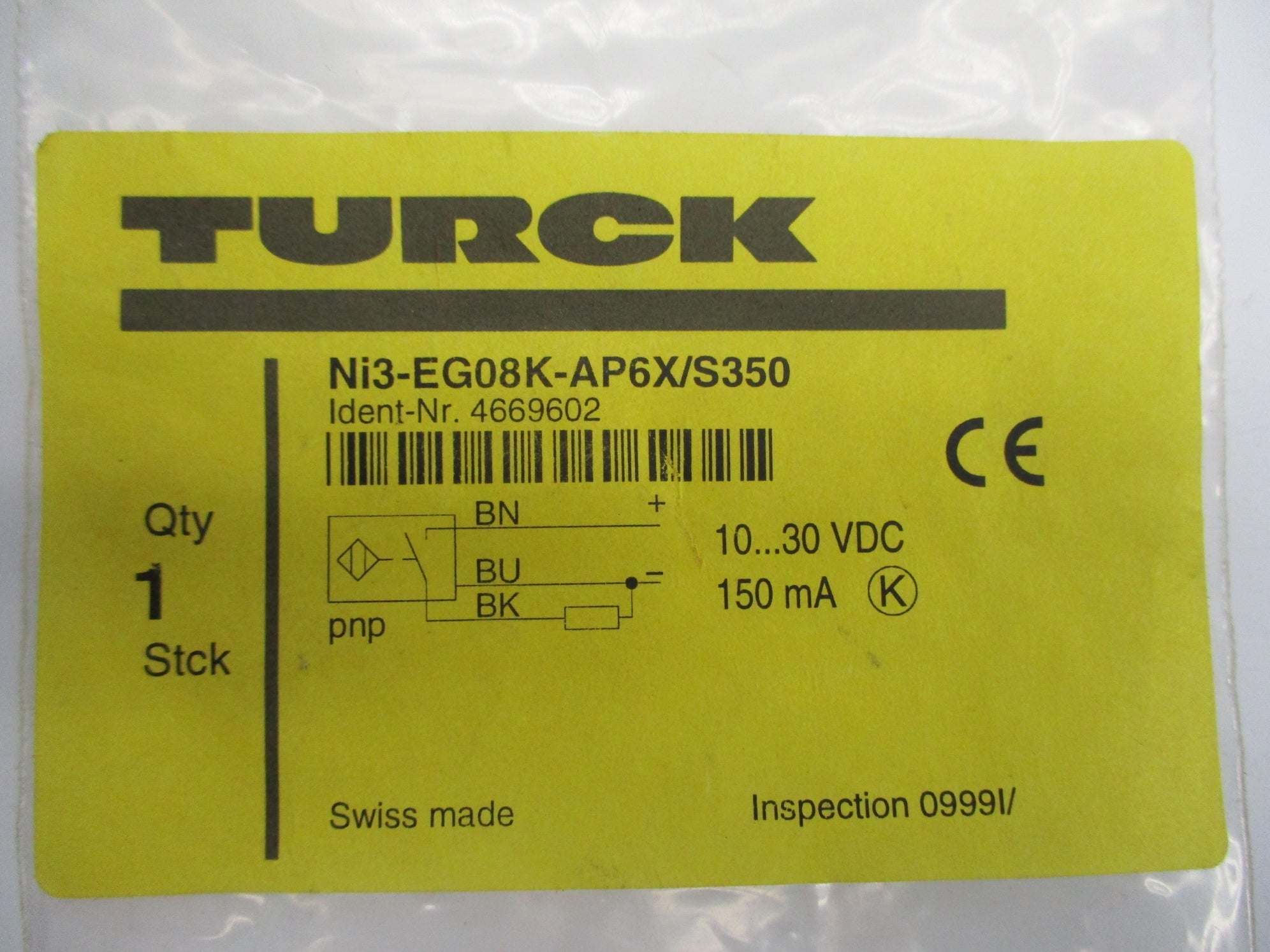 TURCK NI3-EG08K-AP6X/S350 NSMP