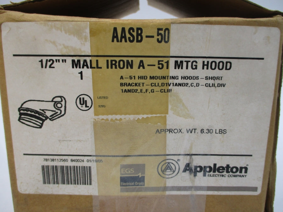 APPLETON AASB-50 1/2" NSMP