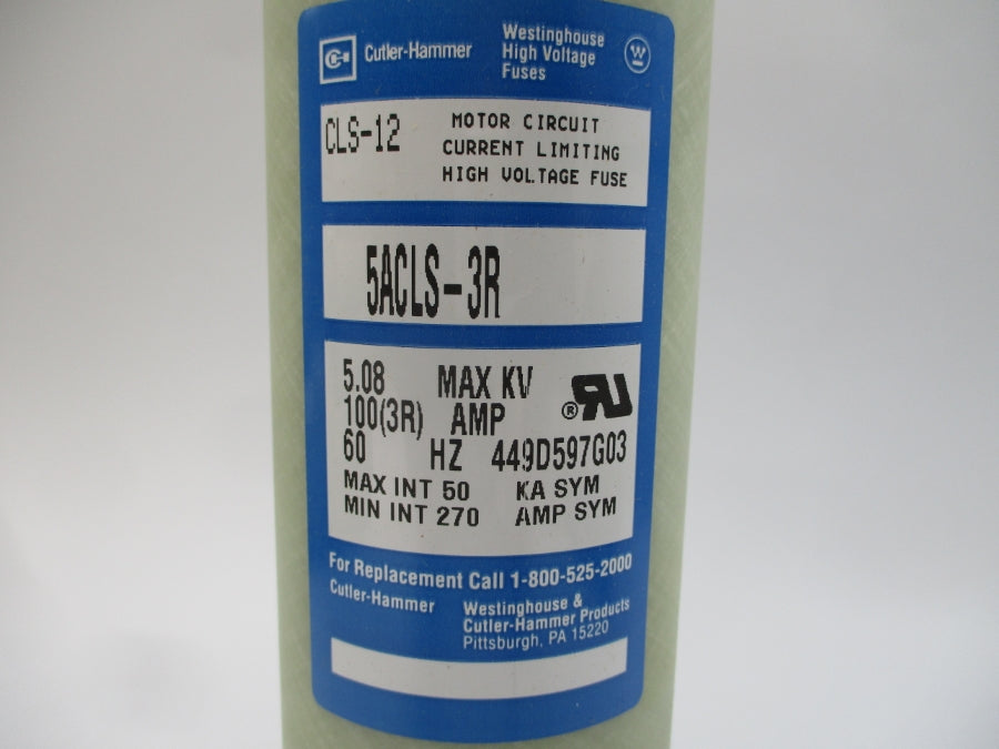 CUTLER HAMMER 5ACLS-3R 449D597G03 100(3R)A NSNP