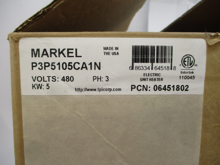 TPI P3P5105CA1N 06451802 480V 6.18A NSMP