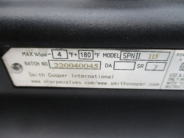 SHARPE SPNII115 145PSI NSNP