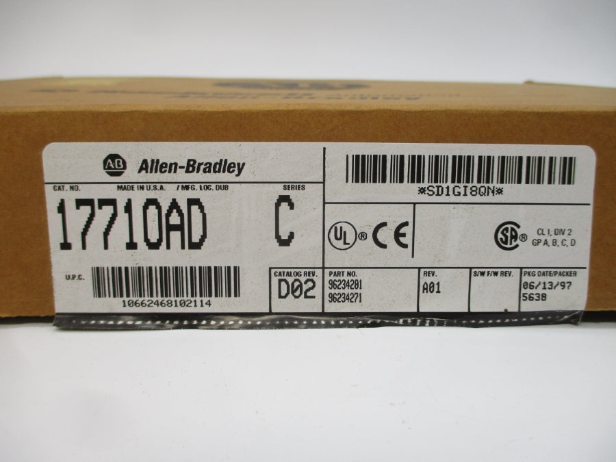 ALLEN BRADLEY 1771-OAD SER. B 12-120VAC 8A REV. A01 NSMP
