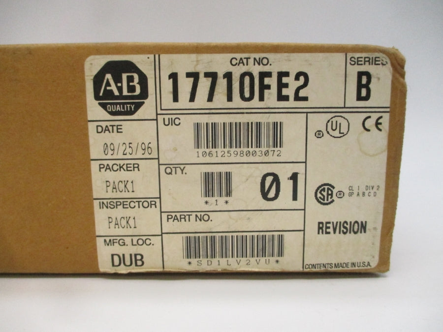 ALLEN BRADLEY 1771-OFE2 SER. B 5VDC 1.4A REV. B NSMP