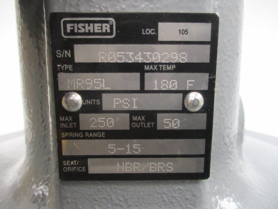 FISHER MR95L 50-250PSI 180'F NSNP