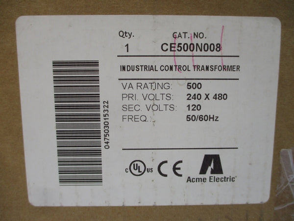 ACME ELECTRIC CE500N008 240/480V NSMP