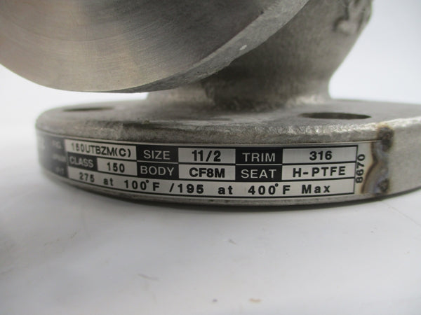 KITZ 150UTBZM(C) 275PSI 1-1/2" (AS PICTURED) NSNP