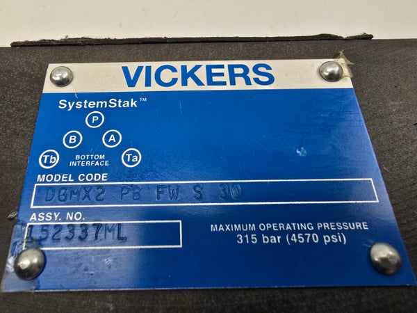 VICKERS DGMX2PBFWS30 152337ML 4570PSI NSNP