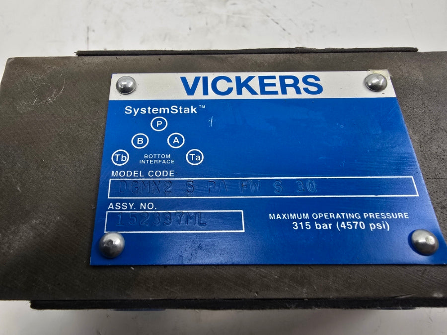 VICKERS DGMX25PAFWS30 152337ML 4570PSI NSNP