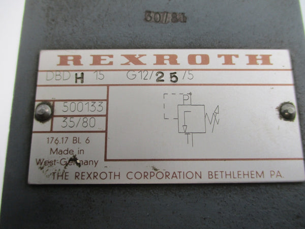 REXROTH DBDH15G12/25/5 500133 NSNP