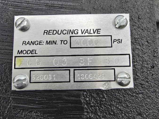 VALVE XCG033F30 626081 3000PSI NSNP