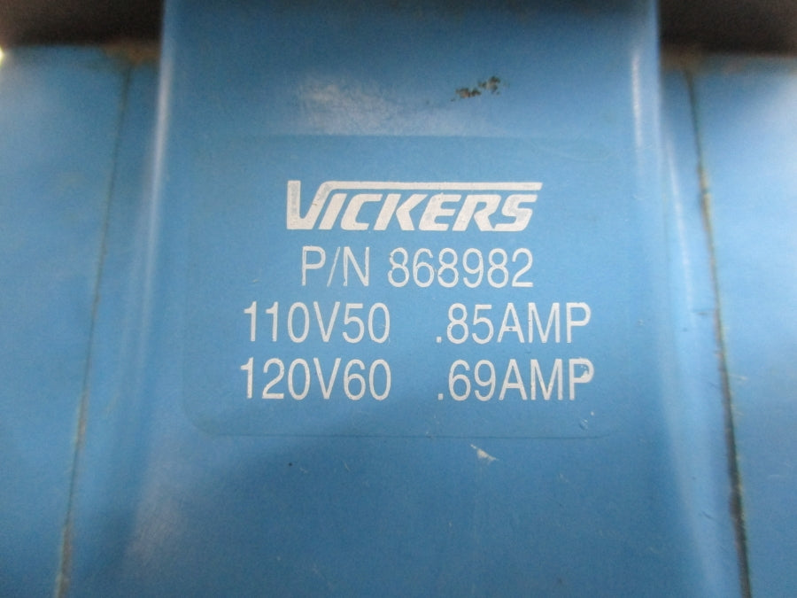 VICKERS DG4S4LW-018C-B-60 02-101991 110/120V .85/.69A UNMP