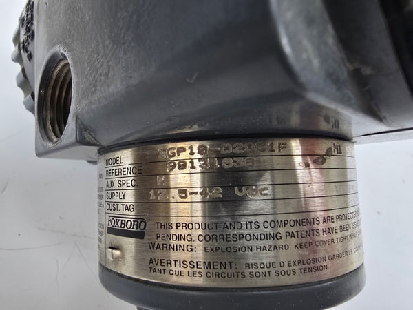 FOXBORO IGP10-D20C1F 12.5-42VDC 15-30PSI UNMP