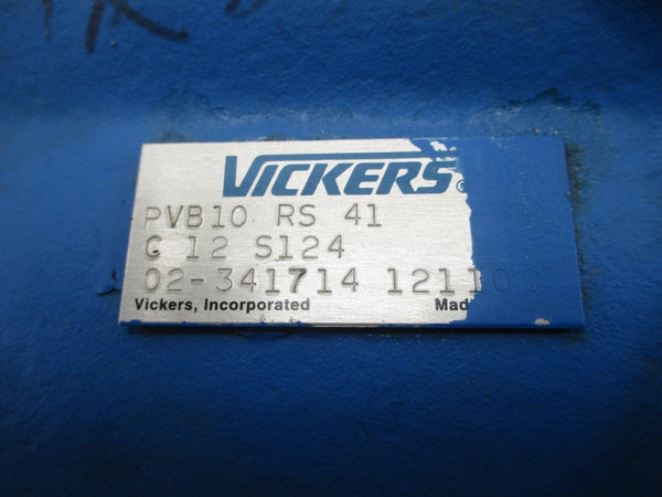 VICKERS PVB10RS41G12S124 02-341714 NSNP