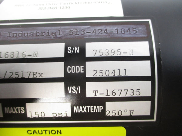 HYDRAULIC PROS 17-EK-216816-N 513-424-1845 150-500PSI 250'F NSNP