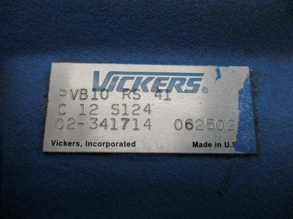 VICKERS PVB10RS41C12S124 02-341714 NSNP