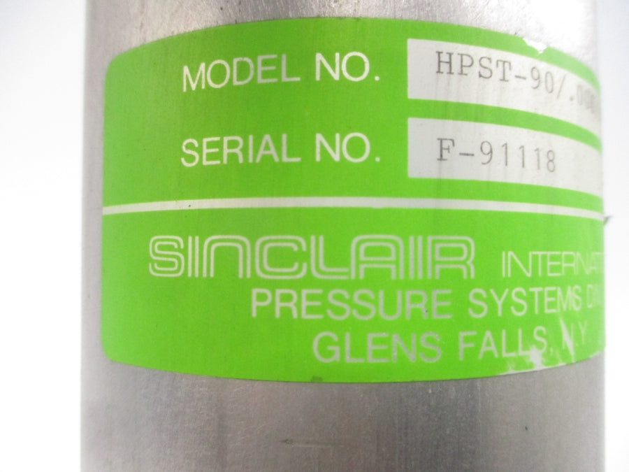 SINCLAIR INTERNATIONAL HPST-90/.006/304/1" NSNP