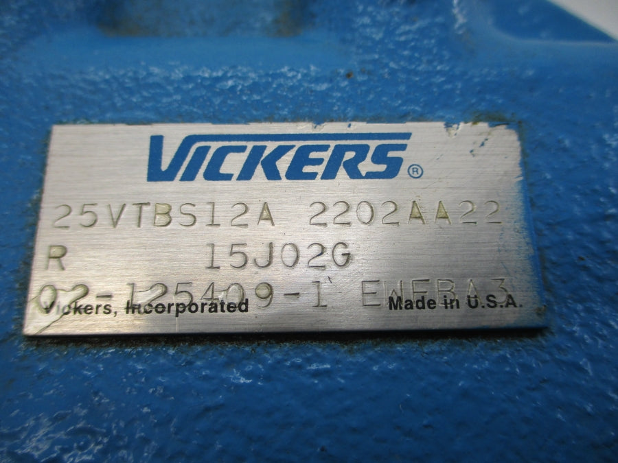 VICKERS 25VTBS12A2202AA22R 02-125409-1 NSNP
