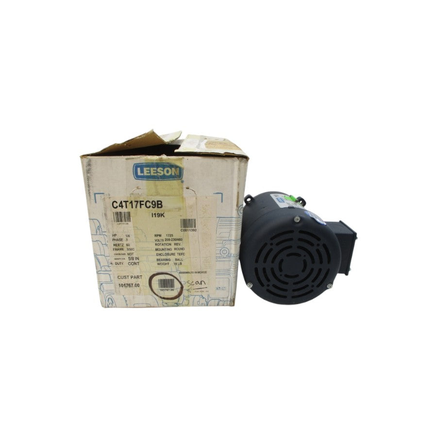 LEESON 101767.00 C4T17FC9B 208-230/460V 1.2-1.4/.7A NSMP