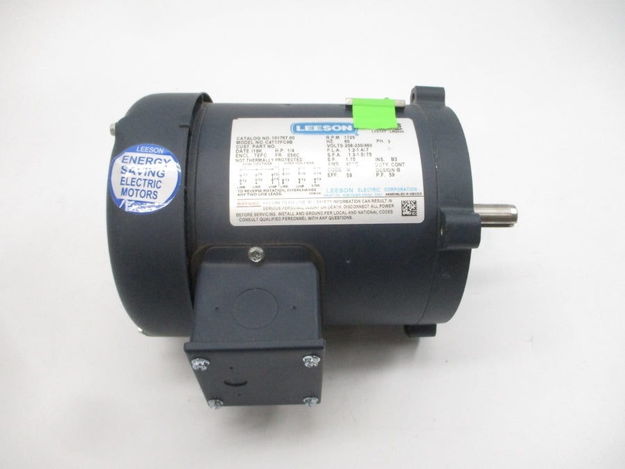 LEESON 101767.00 C4T17FC9B 208-230/460V 1.2-1.4/.7A NSMP