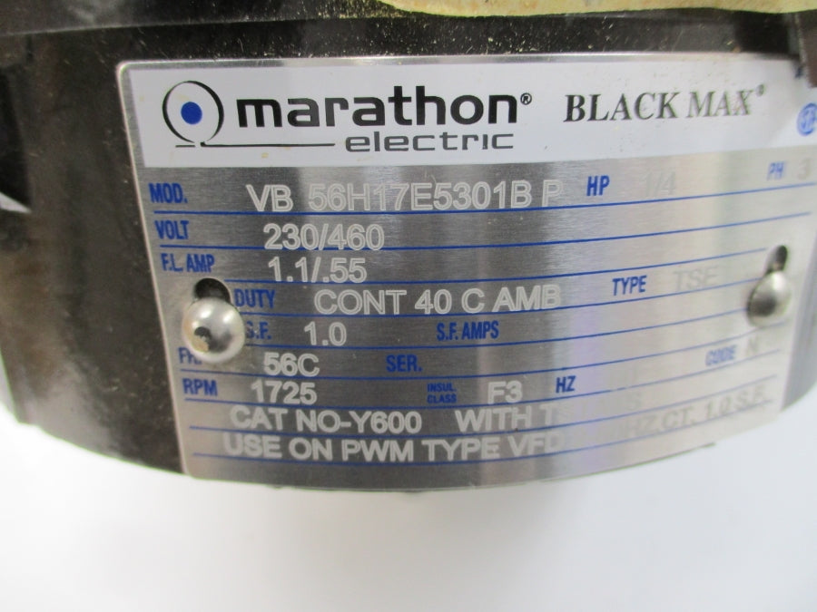 MARATHON ELECTRIC 0B56H17E5301 230/460V 1.1/.55A NSMP