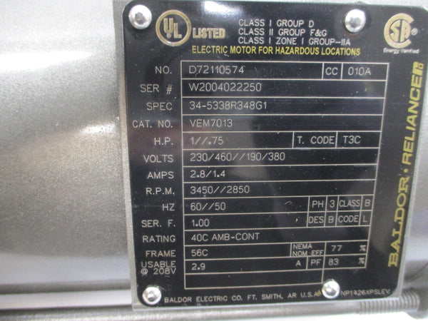 ABB VEM7013 34-5338R348G1 230/460/190/380V 2.8/1.4A NSMP