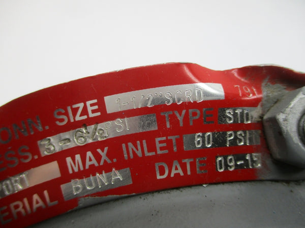 SENSUS 121-8HP 3/6-1/2PSI 1-1/2" NSNP