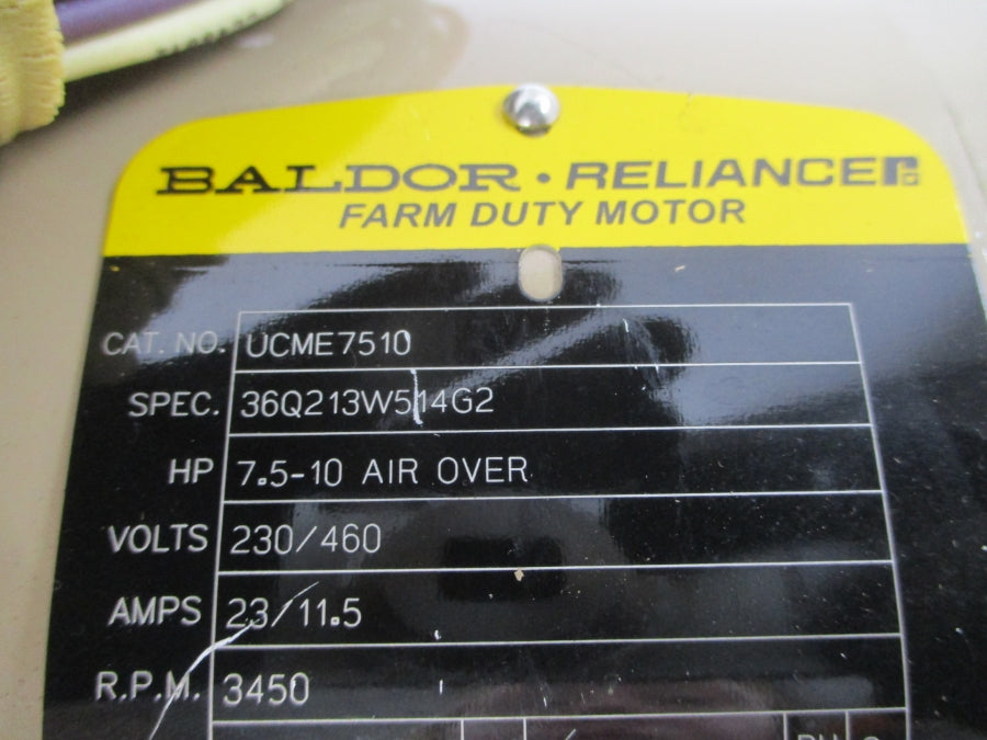 BALDOR UCME7510 36Q213W514G2 230/460V 23/11.5A NSNP