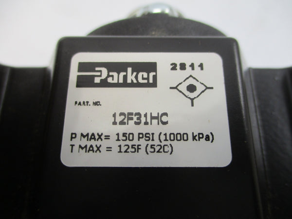 PARKER 12F31HC 150PSI 1/2" NSMP
