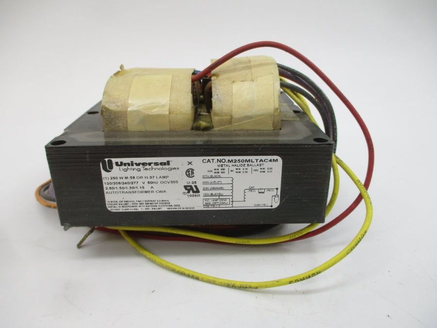 UNIVERSAL LIGHTING TECHNOLOGIES M250MLTAC4M-500K 277VAC 2.60A NSMP