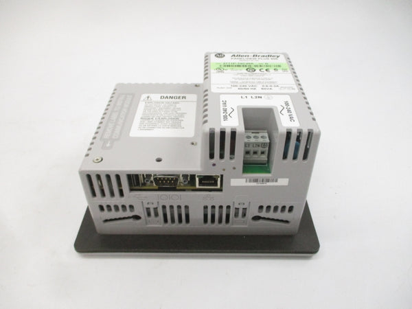ALLEN BRADLEY 2711P-T6C20A SER. D 100-240VAC 0.6-0.3A NSMP
