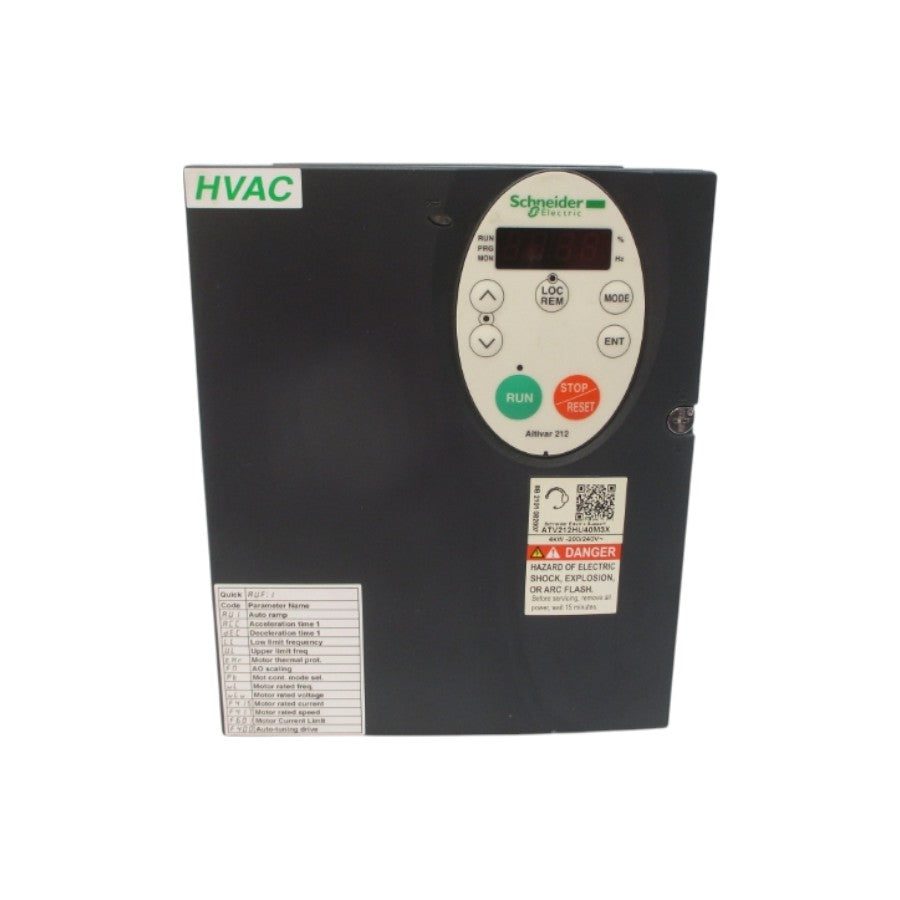 SCHNEIDER ELECTRIC ATV212HU40M3X 200-240V 15.7A NSNP
