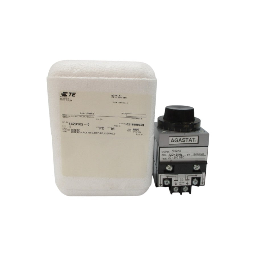 AGASTAT 7022AE 120/240VAC 15A 20-200S NSMP