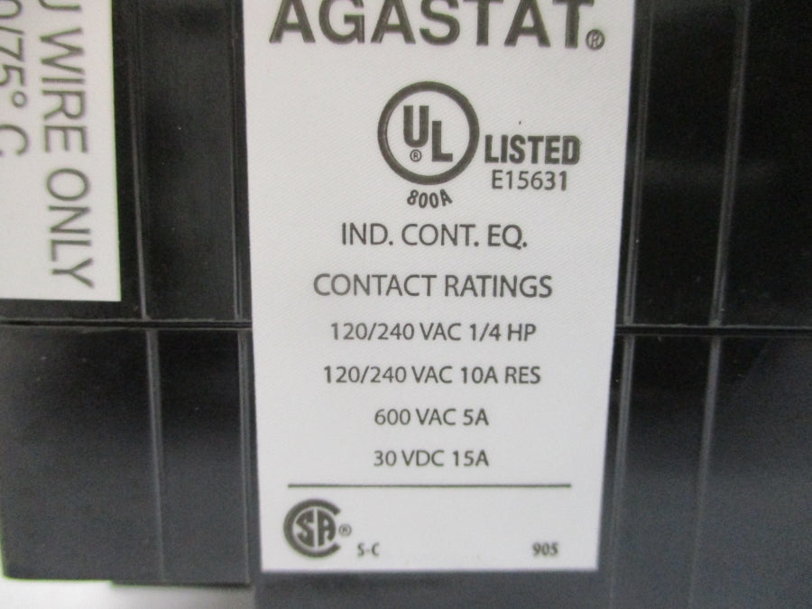 AGASTAT 7022AE 120/240VAC 15A 20-200S NSMP