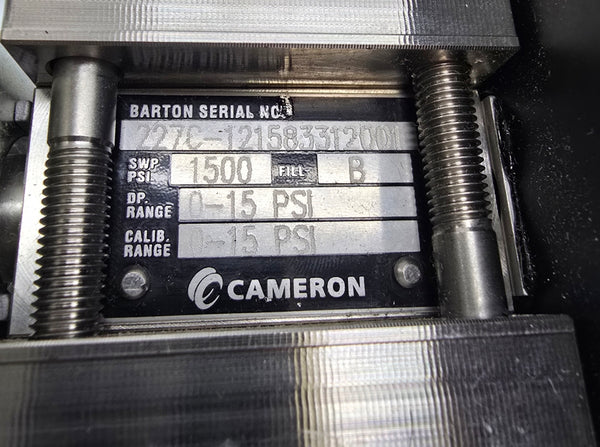 BARTON 227C 0-15PSI NSNP