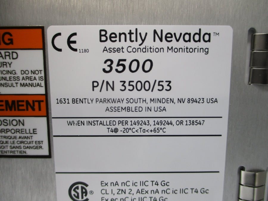 BENTLY NEVADA 3500/53 30V 5A NSNP