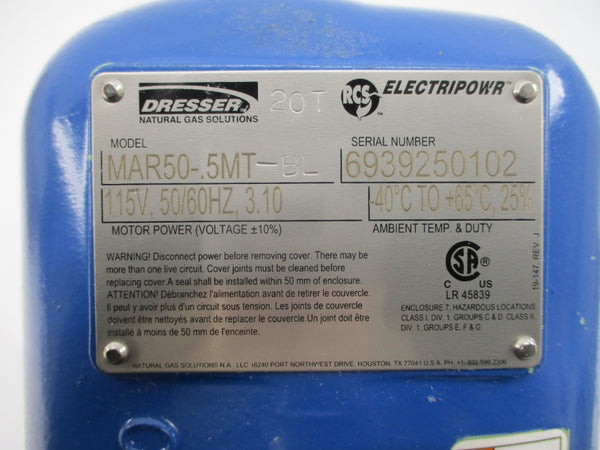 ELECTRIPOWR MAR50-.5MT-BL 115V 3.10A NSNP