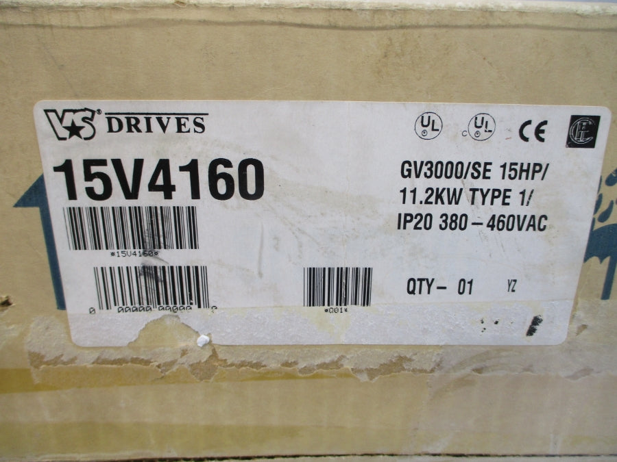 RELIANCE ELECTRIC 15V4160 GV3000/SE 380-460VAC 25.4A NSMP